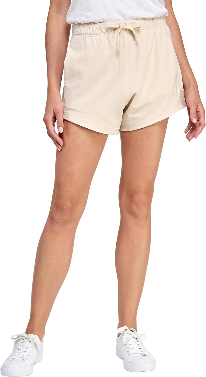 ENCHANTED COTTONS Womens French Terry High Rise Shorts view 3