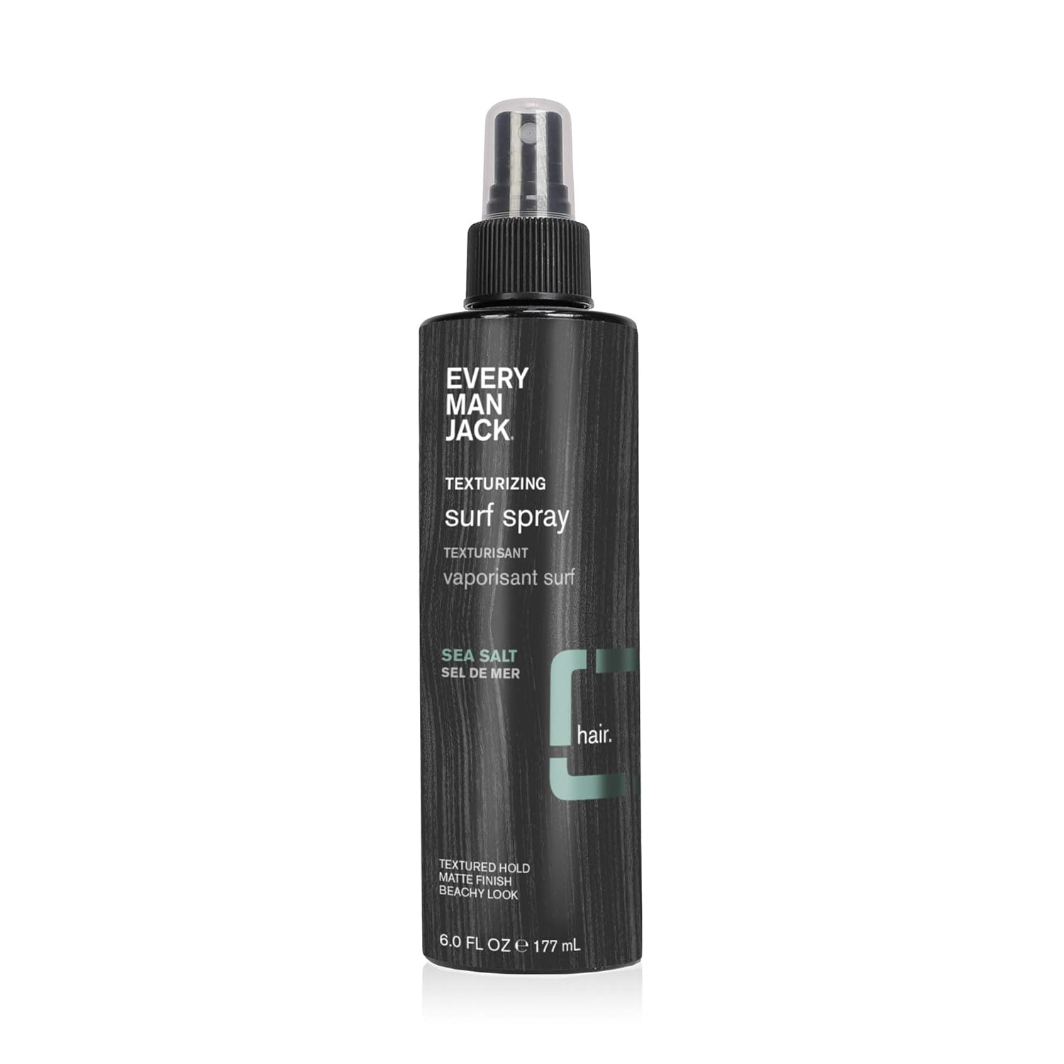 Every Man Jack Texturizing Surf Spray | Textured Hold Mens Hair Spray | 6-ounce