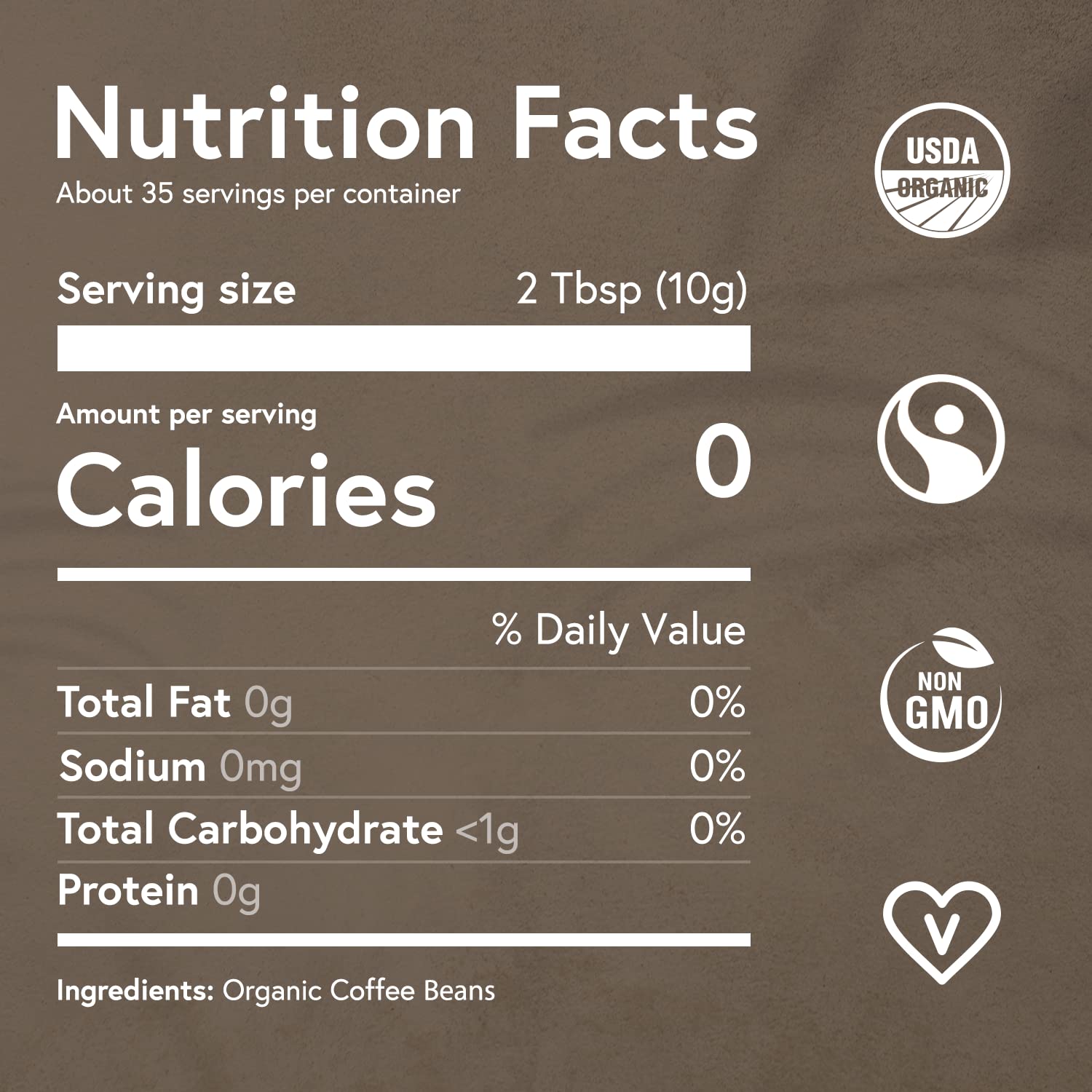 Fabula Low Acid Coffee Beans Whole, USDA Organic Coffee Beans Medium Roast - ... view 2