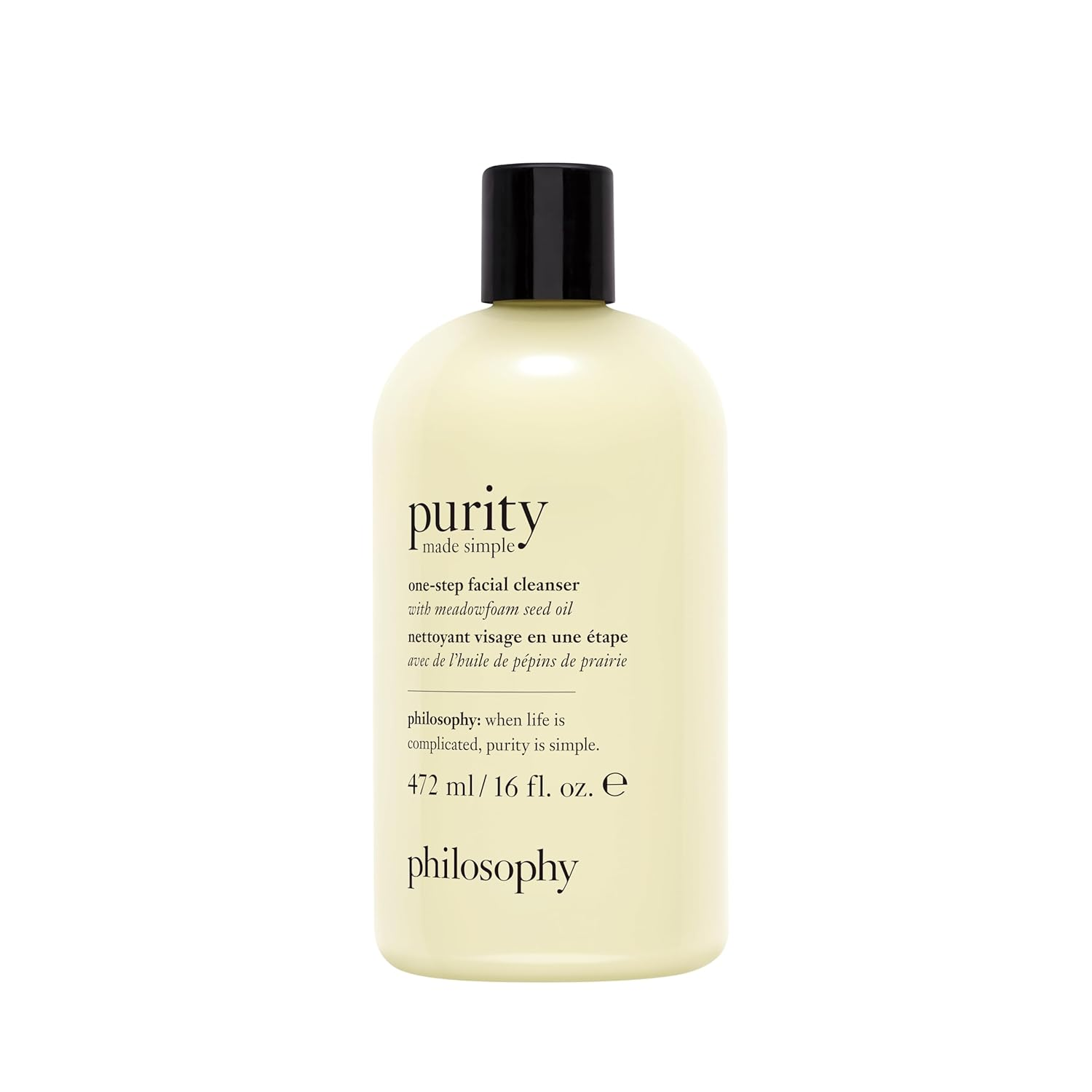 philosophy purity made simple - one step facial cleanser, 16 oz