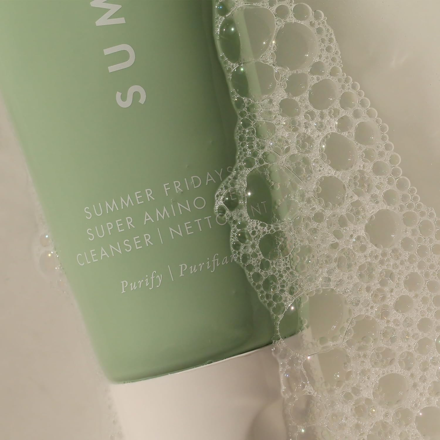Summer Fridays Super Amino Gel Cleanser - Gentle Face Cleanser + Makeup Remover - Helps to Calm Irritation, Balance pH, Nourish Skin + Restore Moisture (5 Fl Oz) view 4