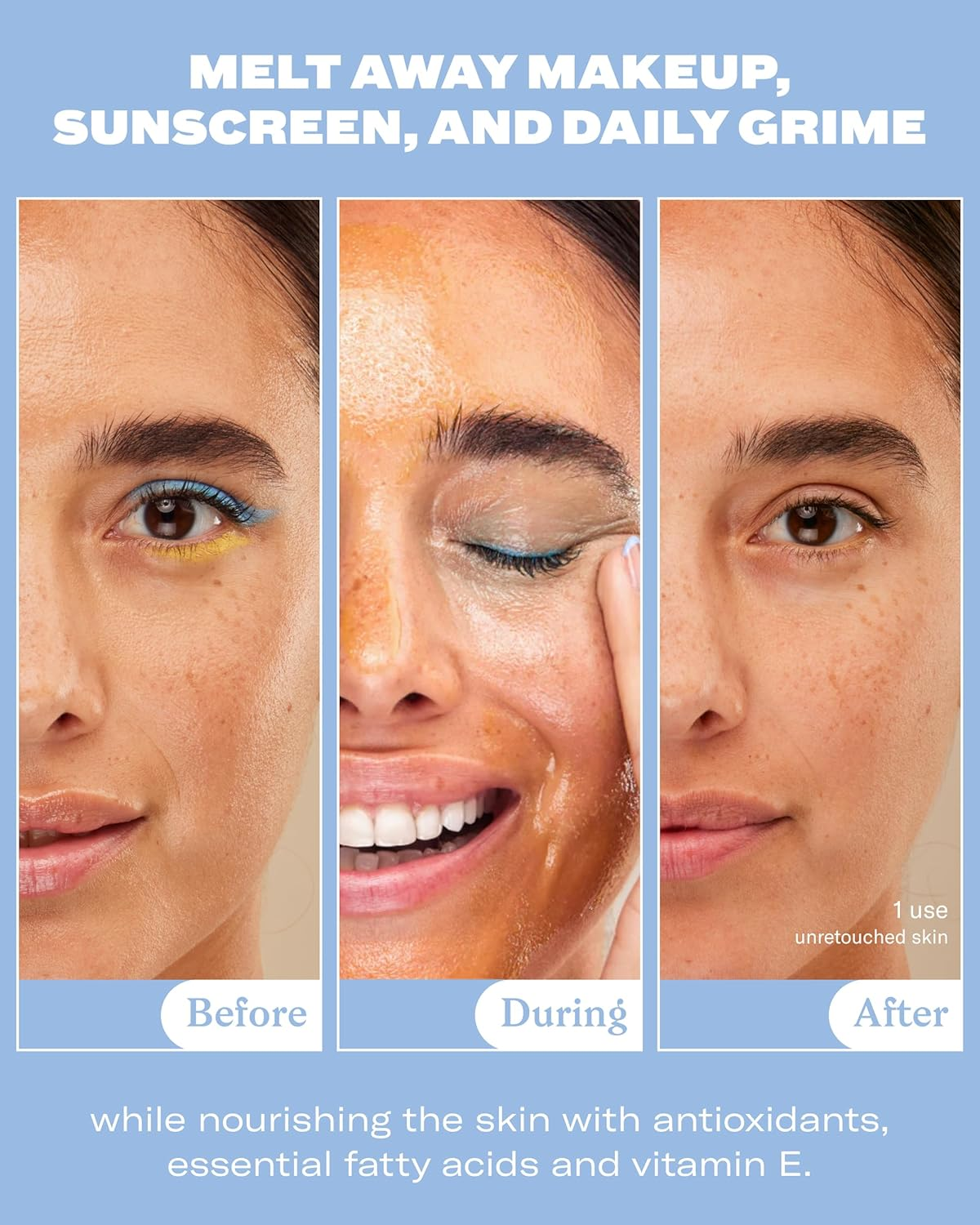 Then I Met You Living Cleansing Balm, Melts Makeup & Sunscreen, Non-Stripping Zero Residue Oil Cleanser with Seaberry, Olive, Grape Seed Oils, Vit E & Persimmon, First-Step Clean Vegan Korean Skincare view 3