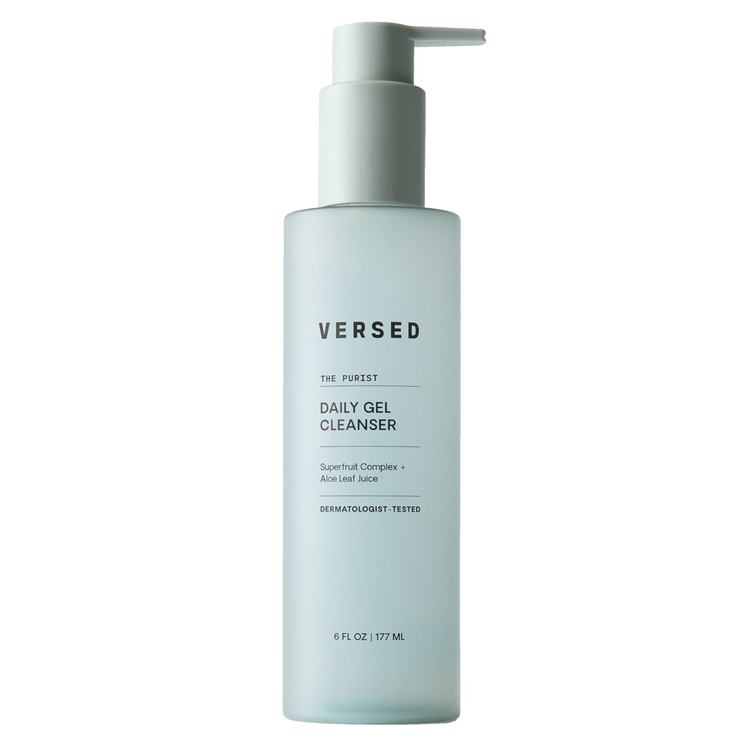 Versed The Purist Daily Antioxidant Gentle Face Cleanser - Daily Gel Cleanser + Moisturizing Face Wash for Sensitive Skin (The Purist - 6 Fl Oz (Pack of 1))