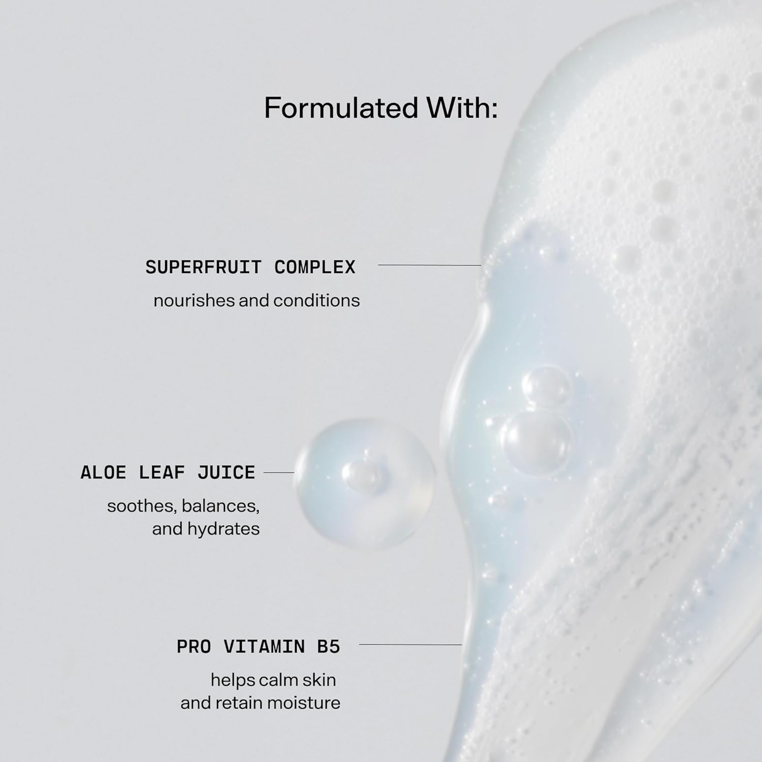 Versed The Purist Daily Antioxidant Gentle Face Cleanser - Daily Gel Cleanser + Moisturizing Face Wash for Sensitive Skin (The Purist - 6 Fl Oz (Pack of 1)) view 4