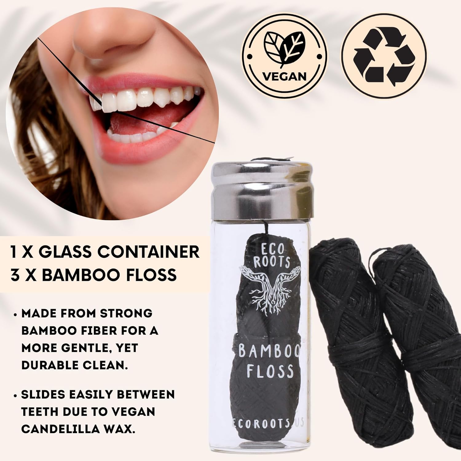 Natural Bamboo Dental Floss view 3