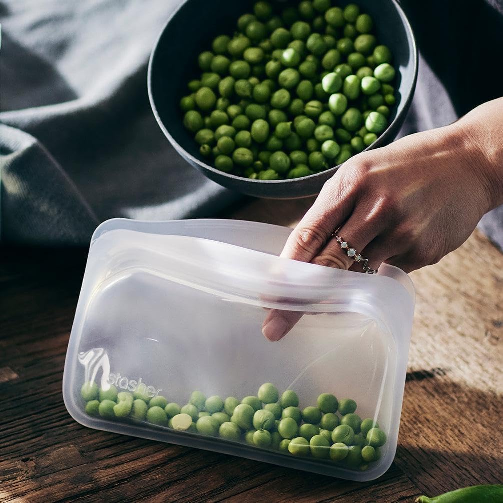 Stasher Silicone Reusable Storage Bags - 4-Pack view 3