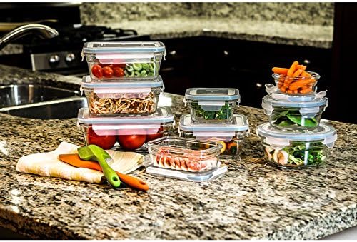 Glasslock 18-Piece Assorted Oven Safe Container Set view 3