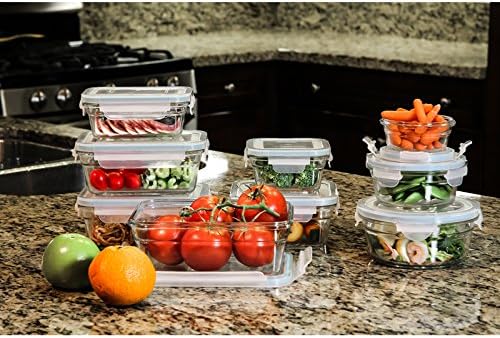 Glasslock 18-Piece Assorted Oven Safe Container Set view 4
