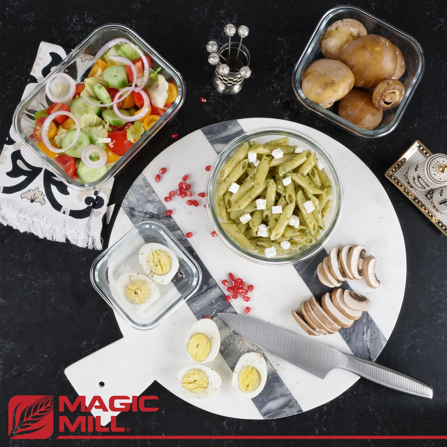 Magic Mill Glass Food Storage - 24 Pieces view 3