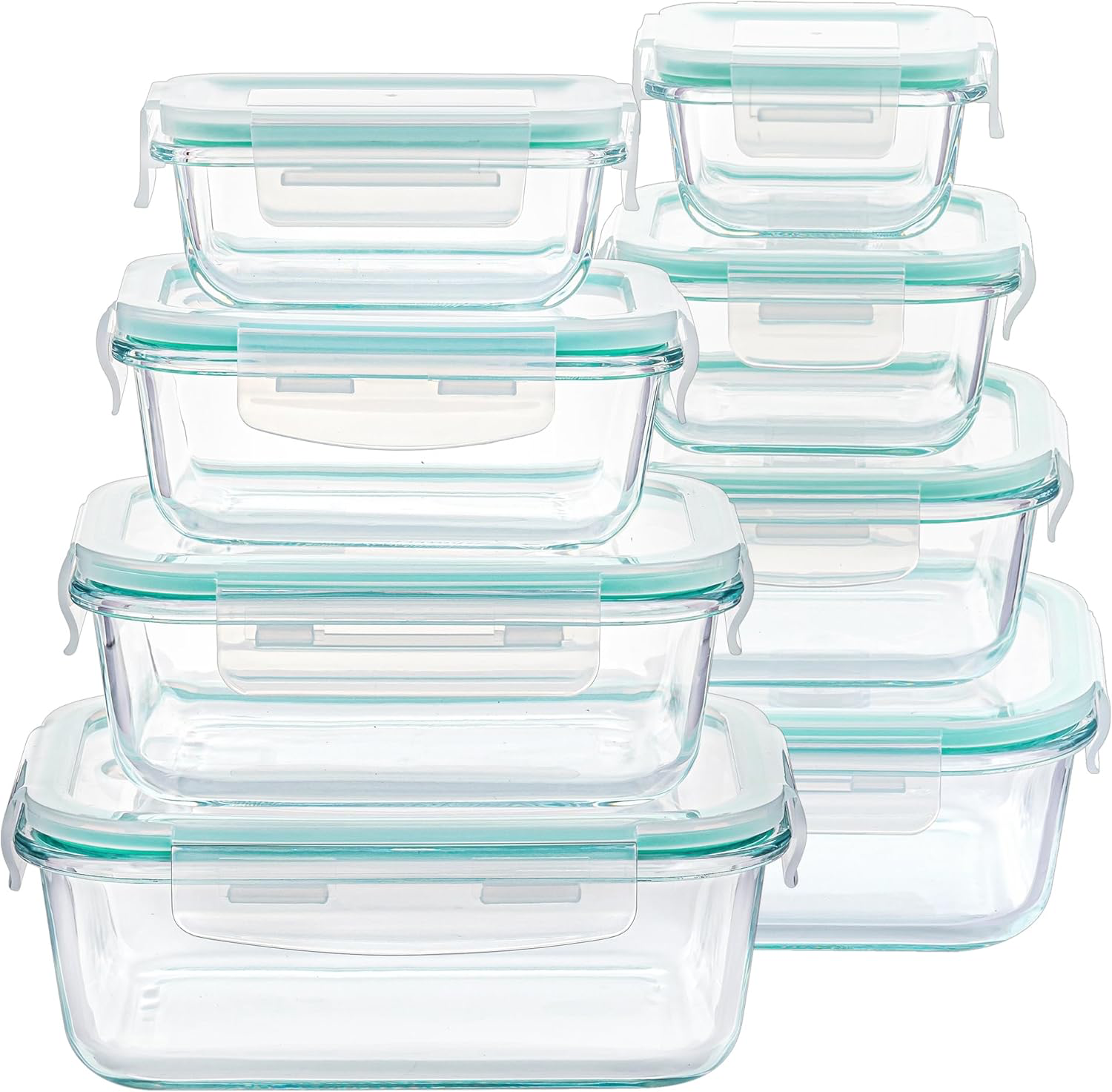 Vtopmart Glass Food Storage Containers - 8 Pack