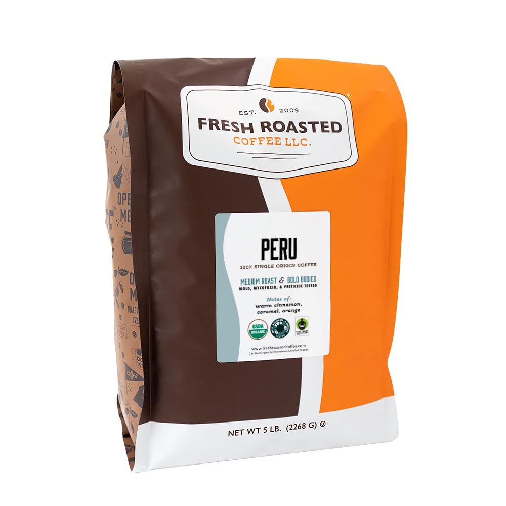 Fresh Roasted Coffee, USDA Organic Peru