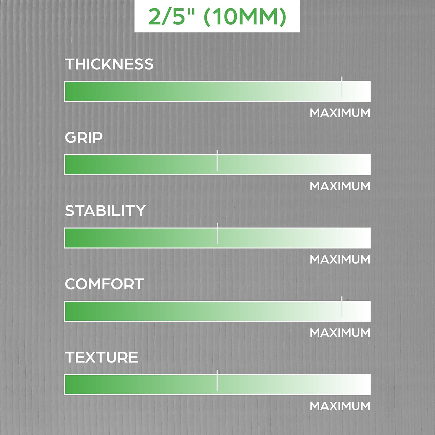 Gaiam Essentials Yoga Mat - 10mm view 4