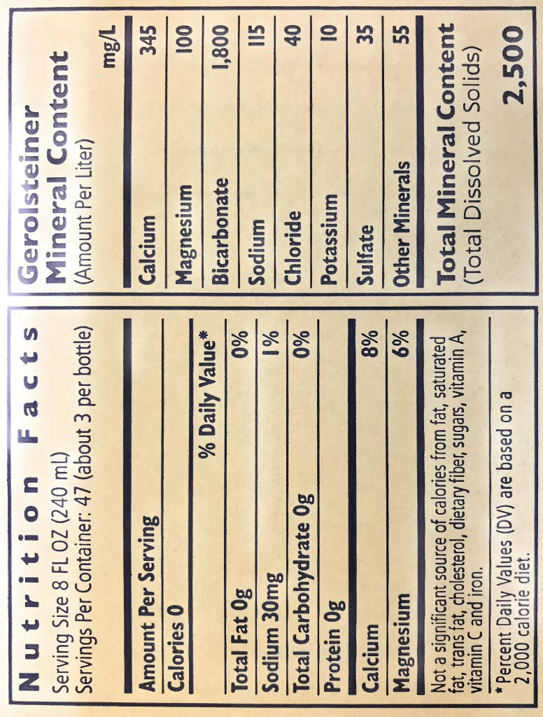 GEROLSTEINER Sparkling Mineral Water 15Pk, 25.3 FZ view 3