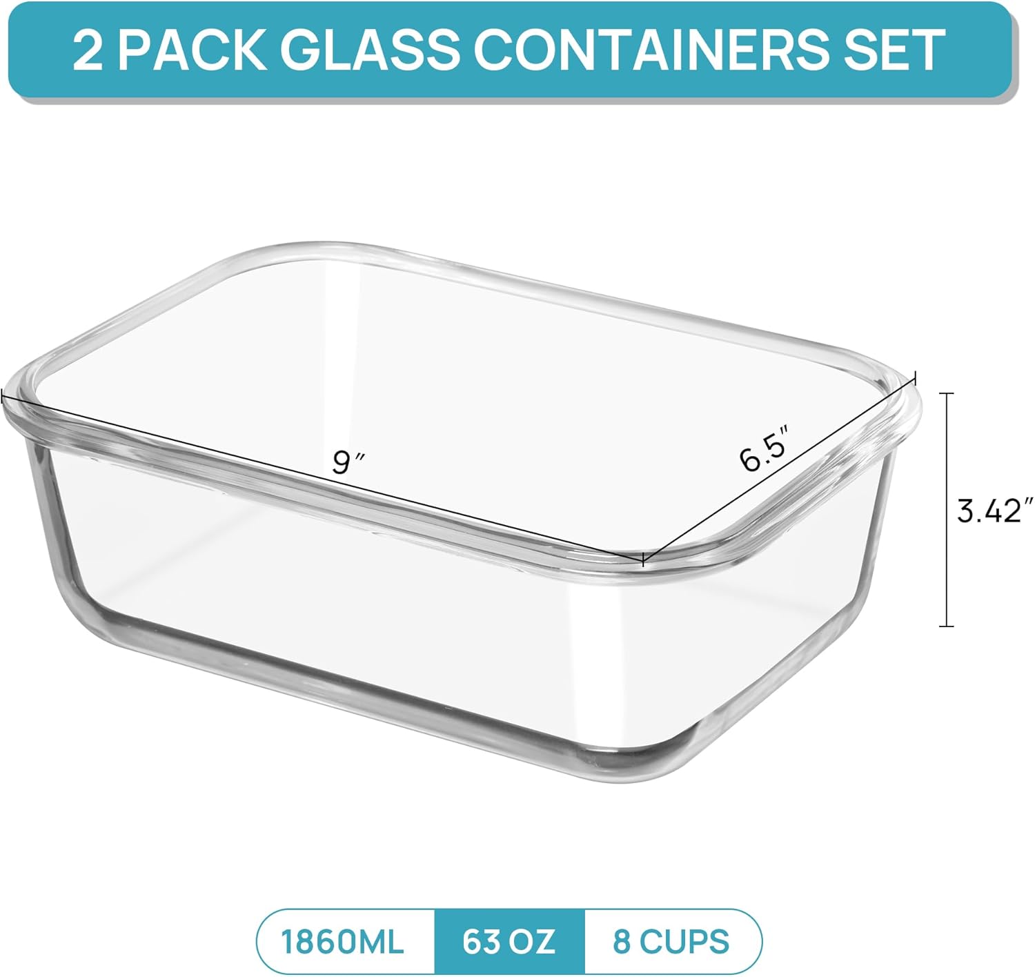 Vtopmart Glass Storage Containers view 2