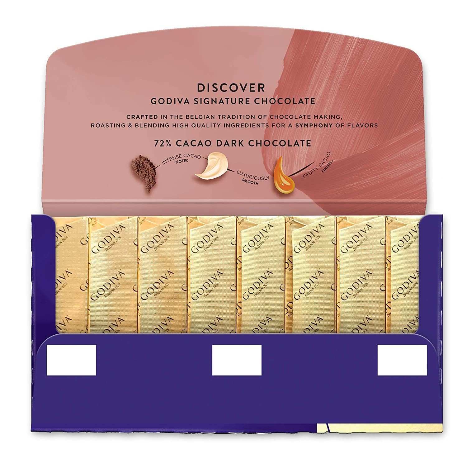 Godiva Signature 72% Cacao Mini Bars view 3