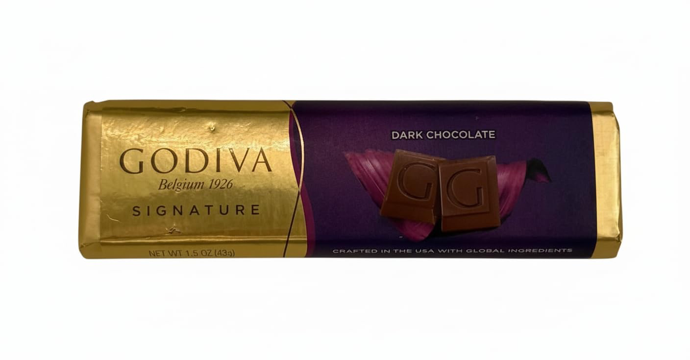 Godiva Dark Chocolate Bar Solid