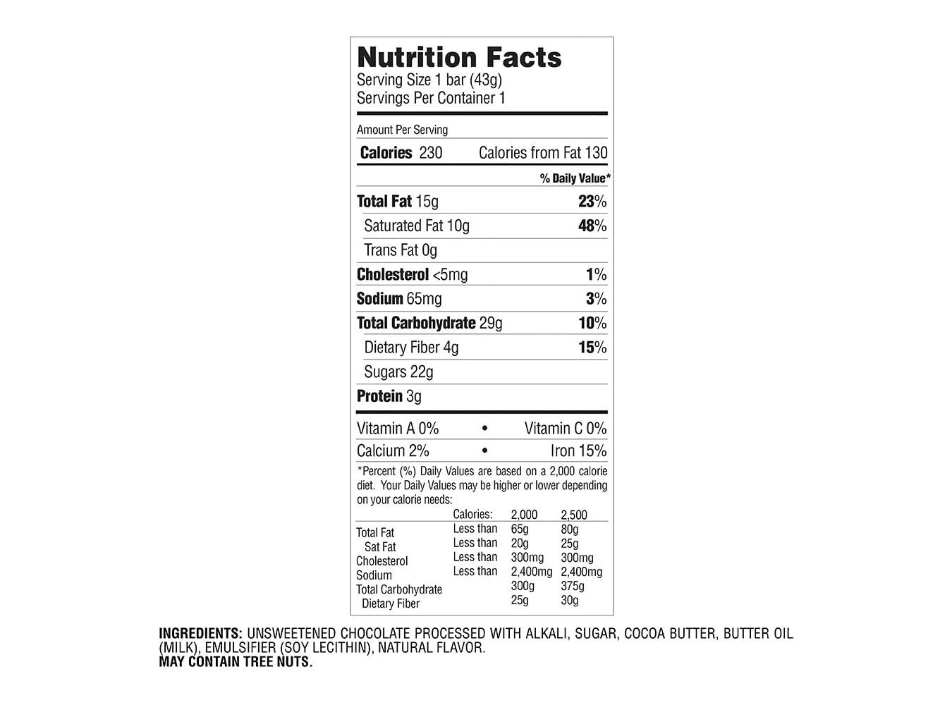 Godiva Dark Chocolate Bar Solid view 2