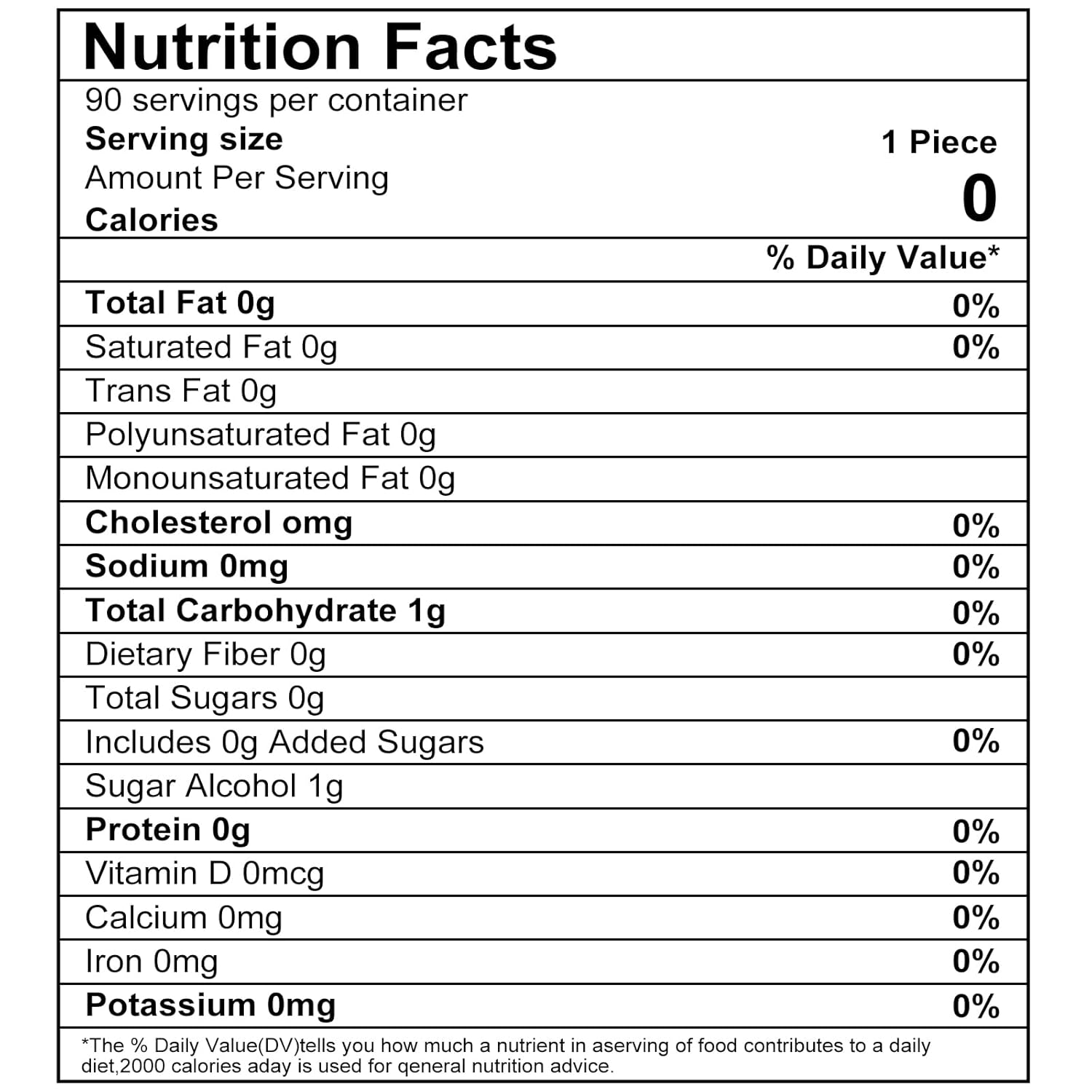 Non-Nano Hydroxyapatite Gum - 90 Pieces view 2