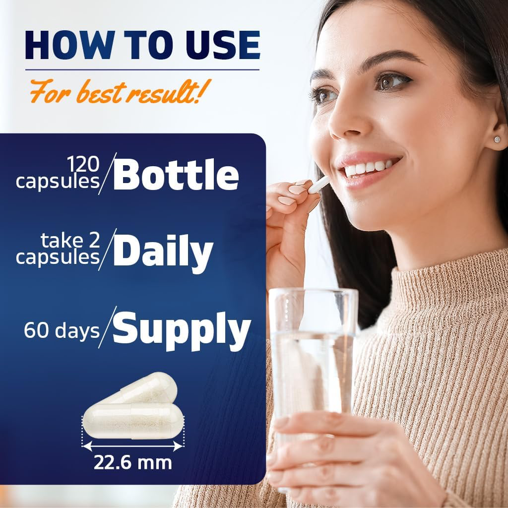 Vitamatic Mastic Gum 1000mg - 120 Capsules view 3