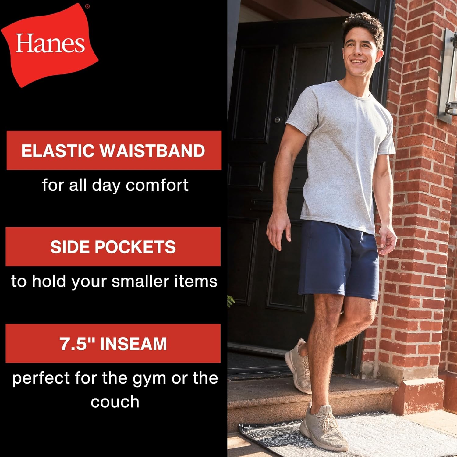 Hanes Men's Gym Shorts view 4