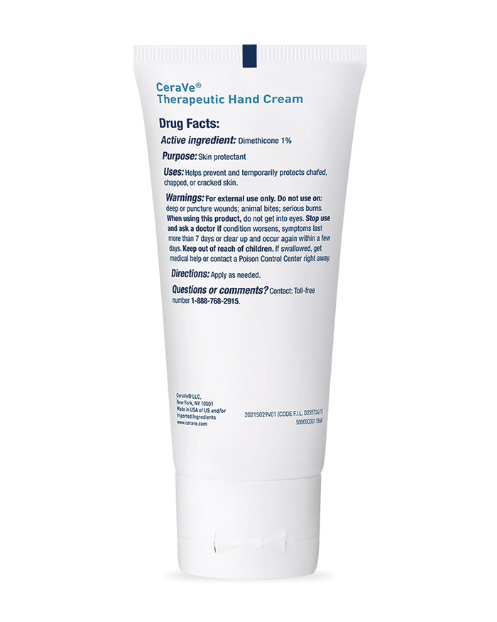 CeraVe Therapeutic Hand Cream - Fragrance Free view 2