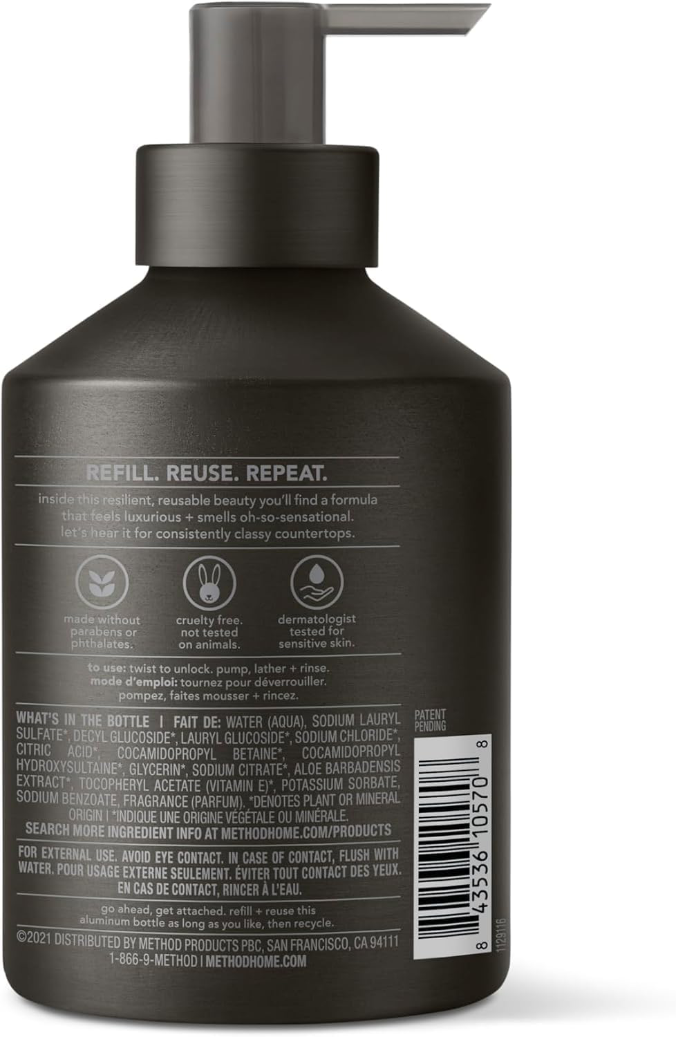 Method Foaming Hand Soap - Vetiver Amber view 3