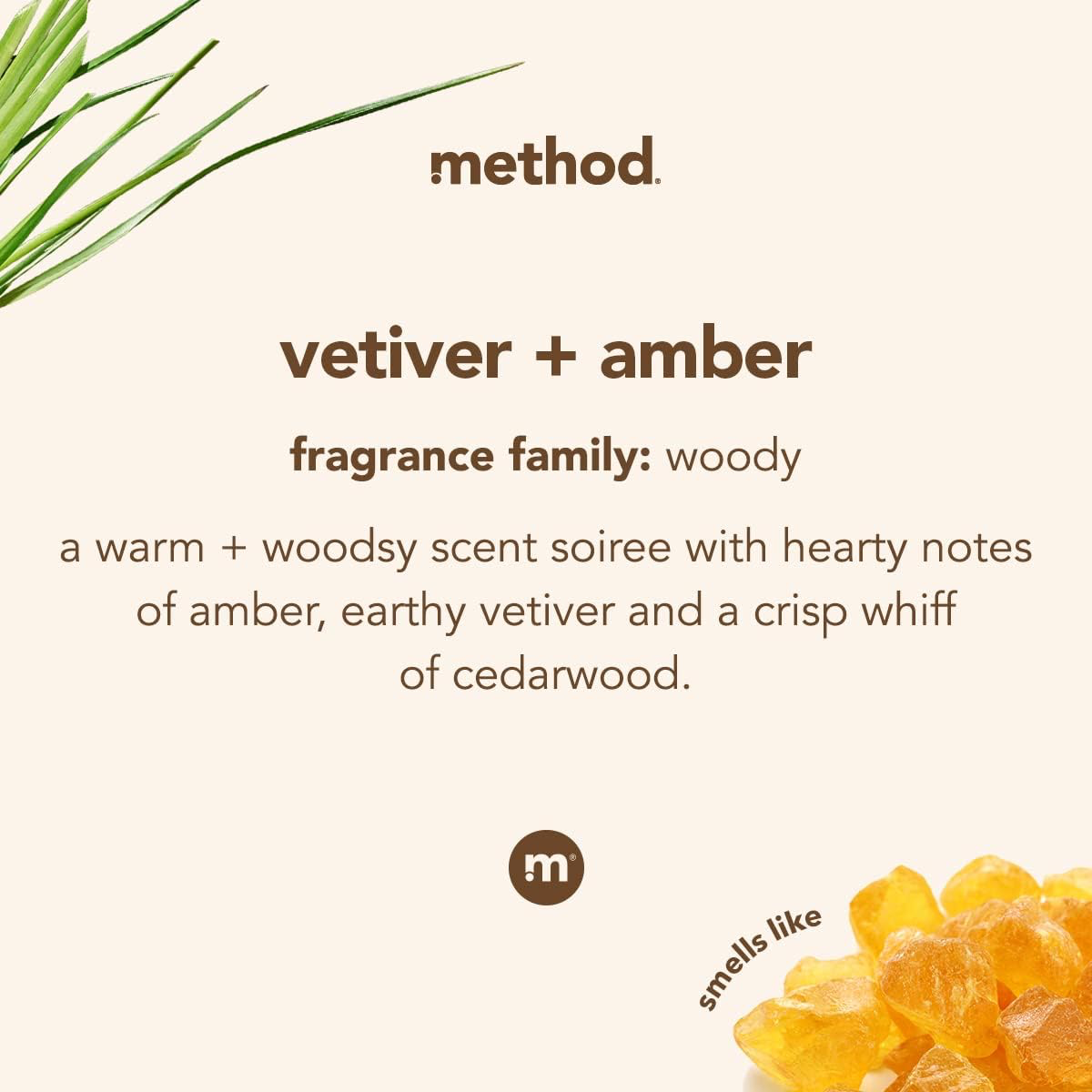 Method Foaming Hand Soap - Vetiver Amber view 4