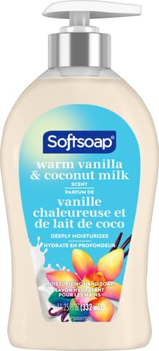 Softsoap Liquid Hand Soap Pump Warm Coconut Milk, Vanilla, 11.25 Fl Oz view 2