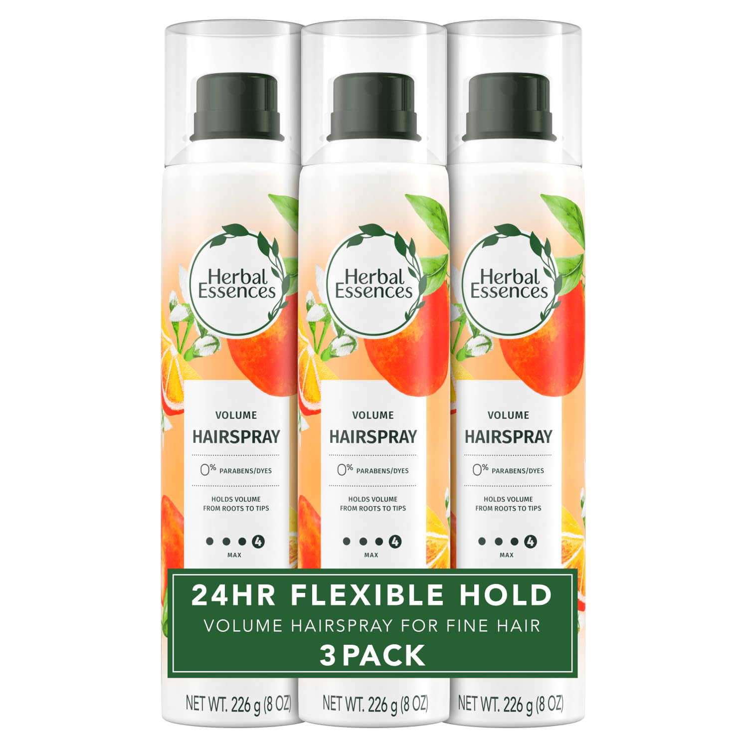 Herbal Essences Volumizing Hairspray, Strong Hold, Fresh Citrus Scent