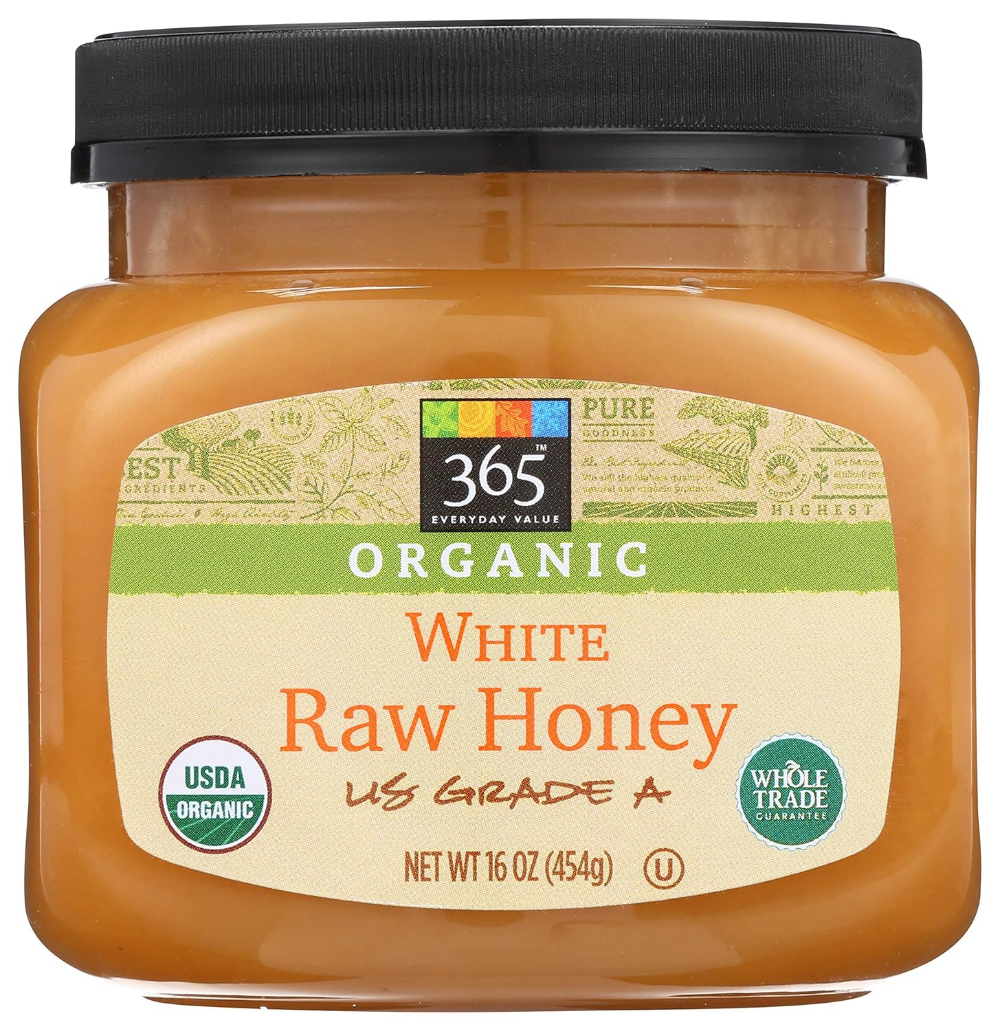 365 Everyday Value, Organic White Raw Honey, 16 Ounce
