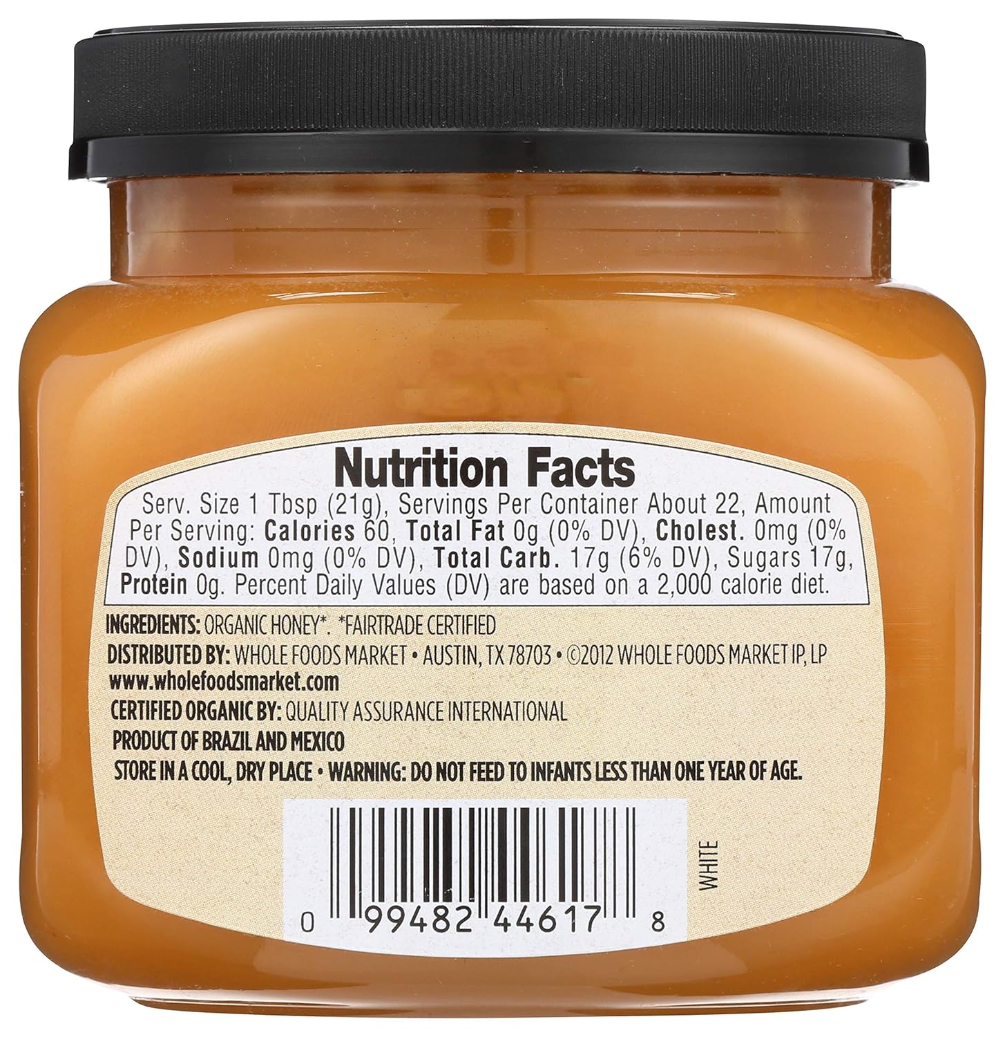 365 Everyday Value, Organic White Raw Honey, 16 Ounce view 3