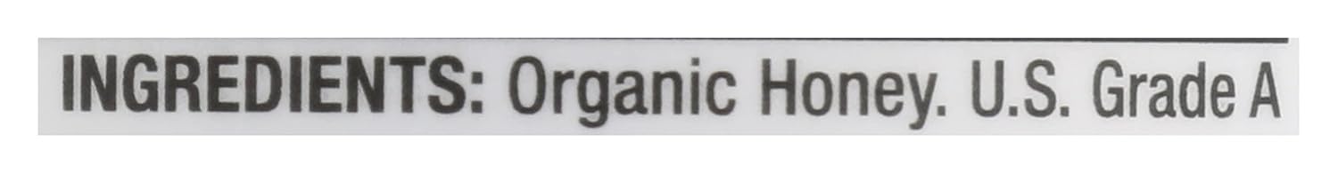 Glorybee Organic Pure Unfiltered Light & Mild Raw Honey, Non GMO, 18 Ounces view 3