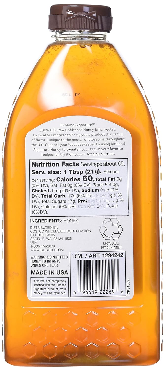Kirkland Signature Kirkland Signature Raw Unfiltered USA Honey , 48 oz view 3
