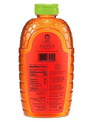 Nature Nate's 100% Organic Pure Raw & Unfiltered Honey view 2