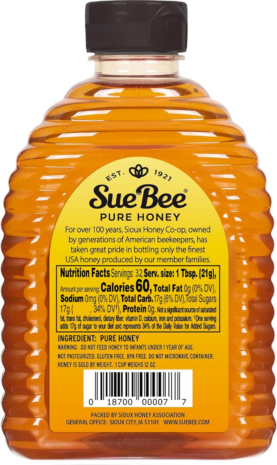 Sue Bee Pure Premium Honey From USA Beekeepers, 40 oz view 3