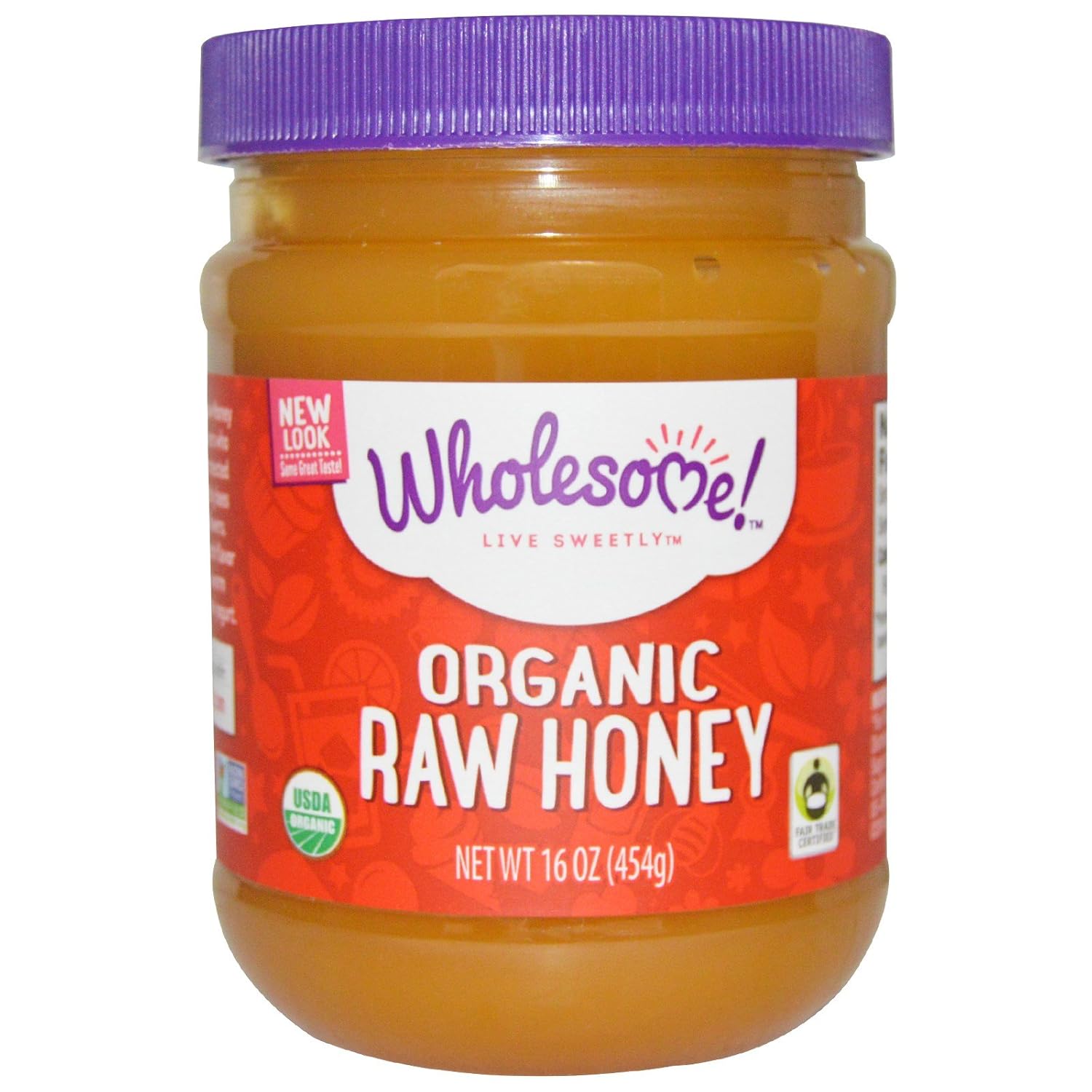 Wholesome Sweeteners, Inc, Organic Raw Honey, 16 oz