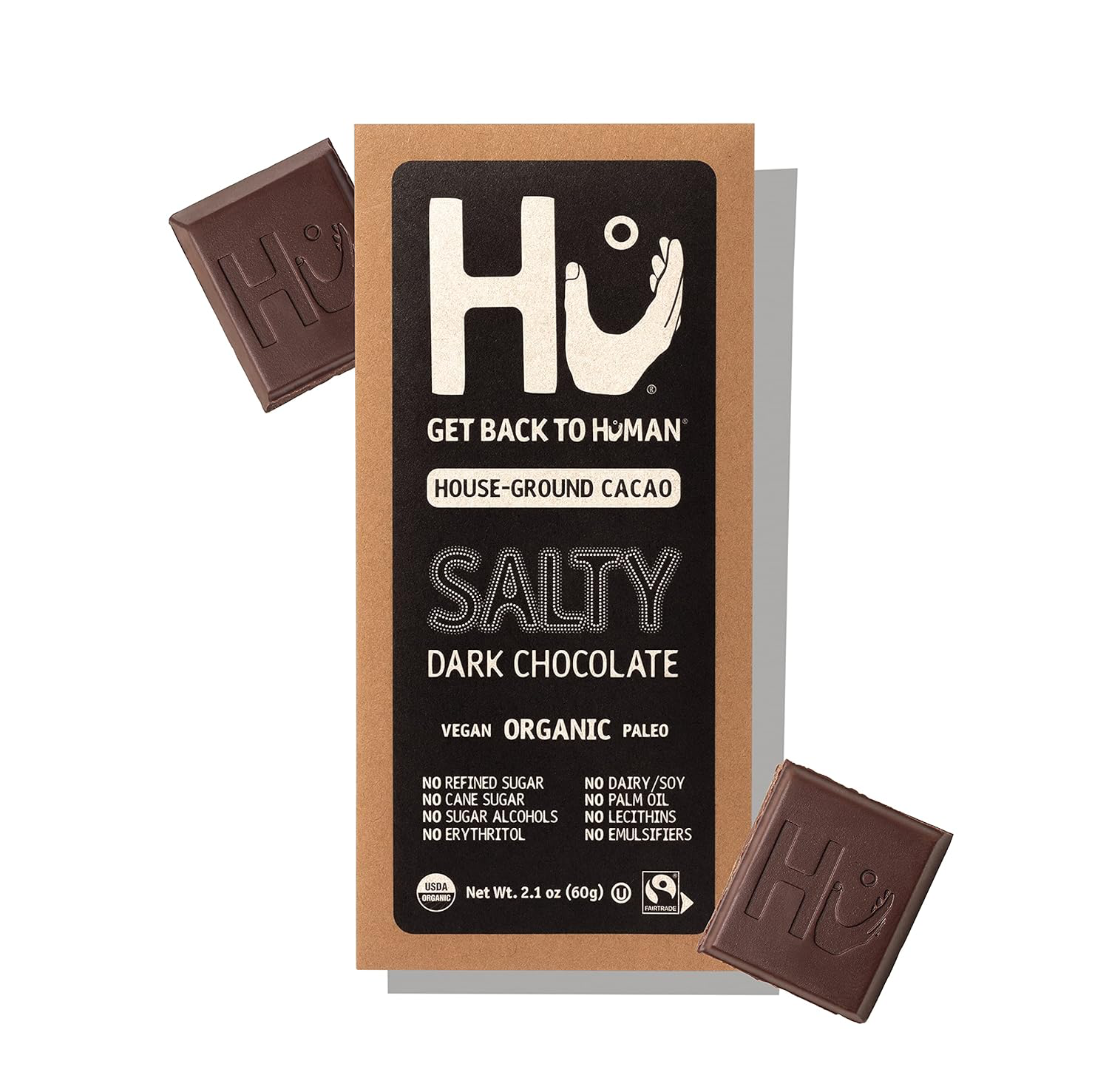 Hu Salty Dark Chocolate 70% 4-Pack