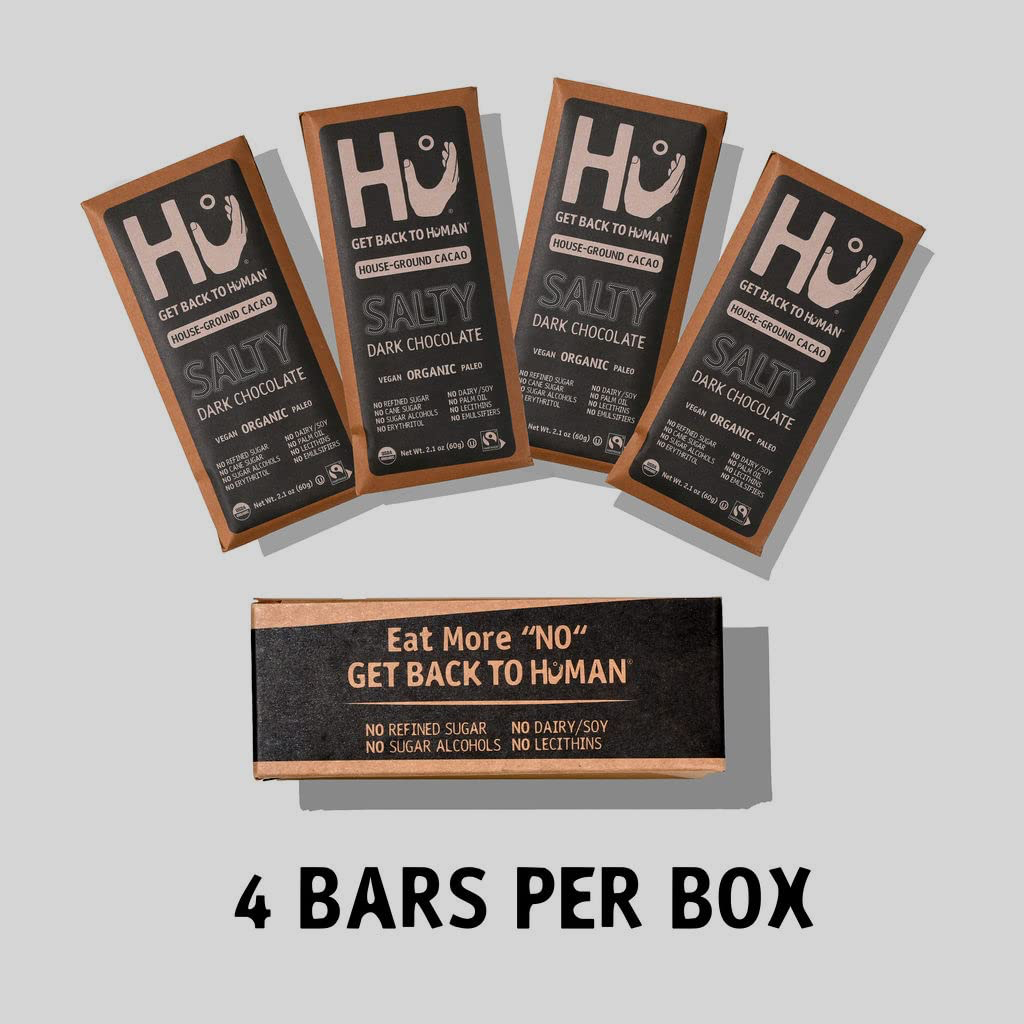 Hu Salty Dark Chocolate 70% 4-Pack view 2