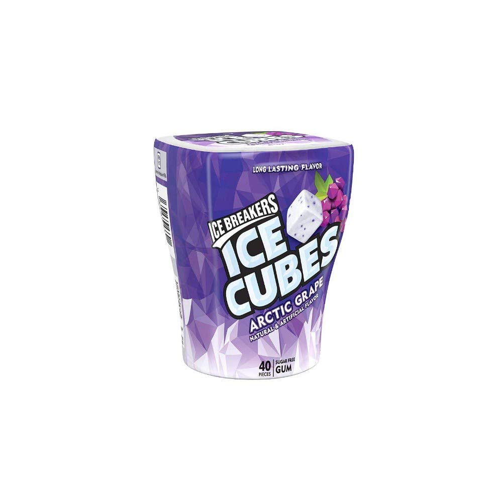 ICE BREAKERS ICE CUBES Arctic Grape Gum