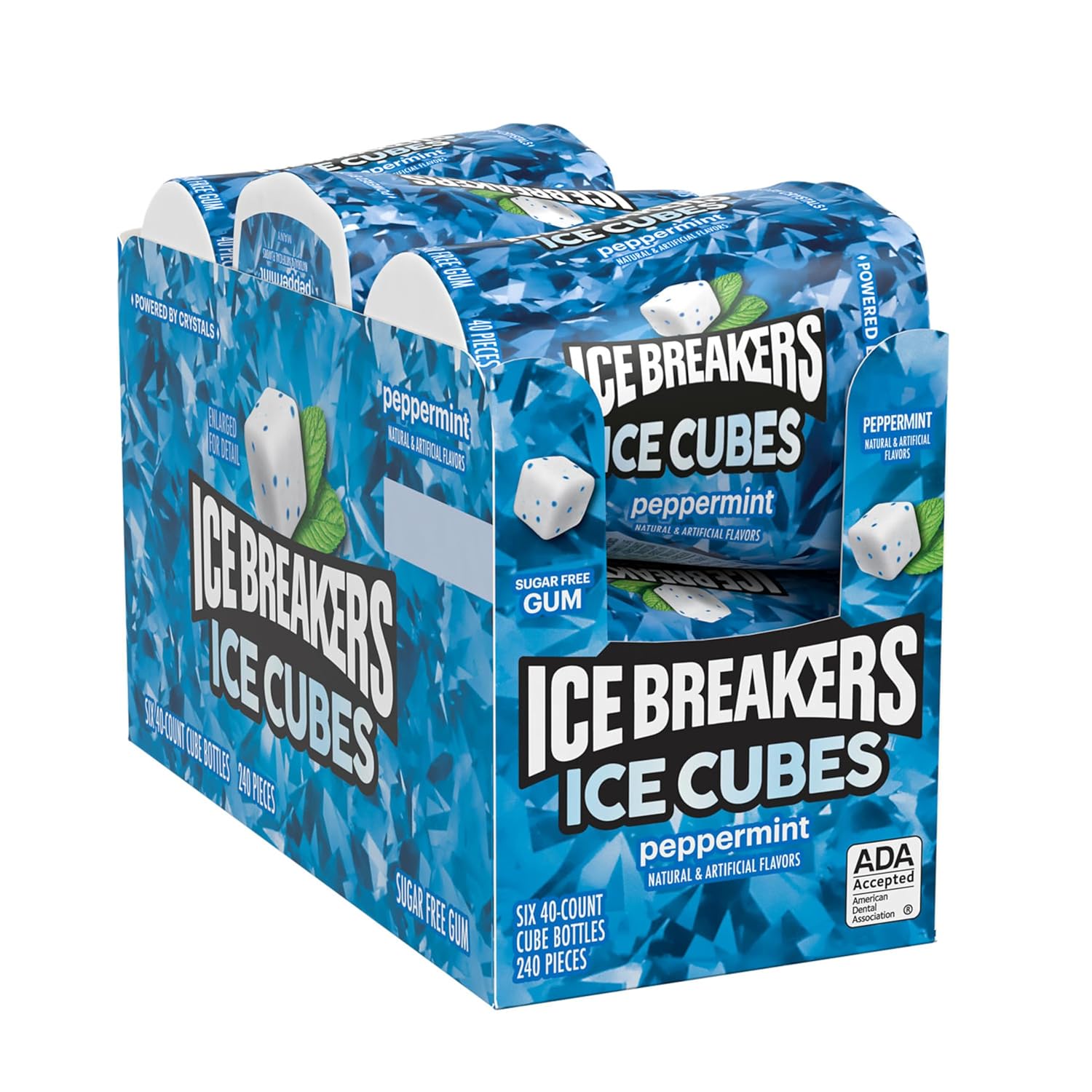 ICE BREAKERS ICE CUBES Peppermint Gum view 3
