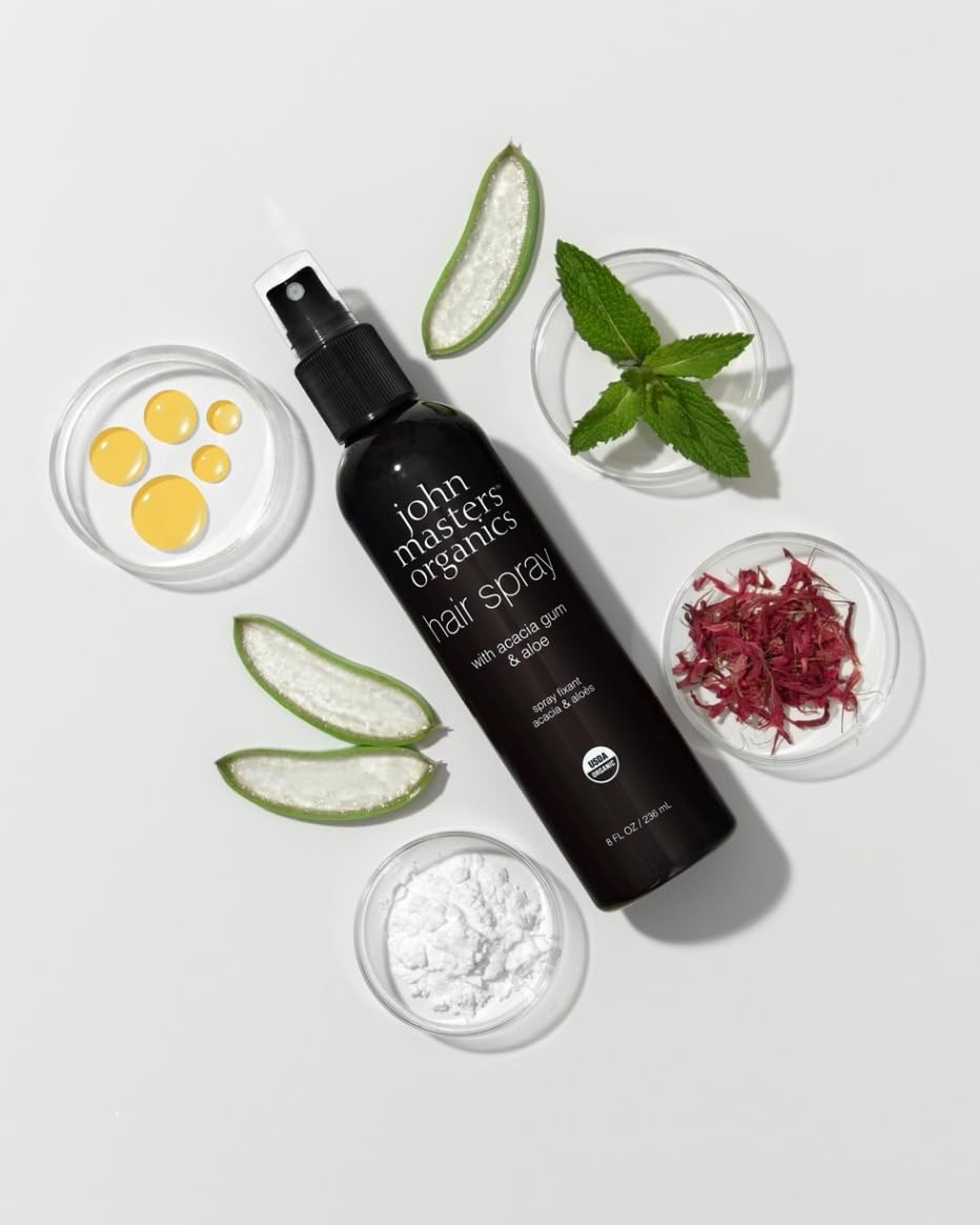 John Masters Organics Hair Spray I 95% Organic Ingredients I USDA Organic view 2