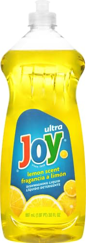 Joy Ultra Dishwashing Liquid, Lemon, 30 fl oz view 2
