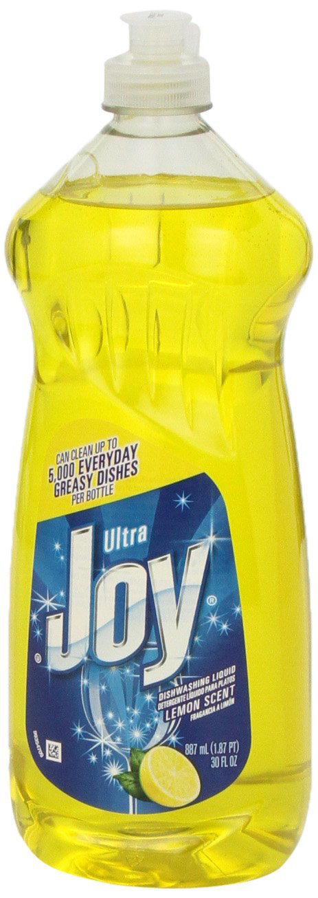 Joy Ultra Dishwashing Liquid, Lemon, 30 fl oz view 4