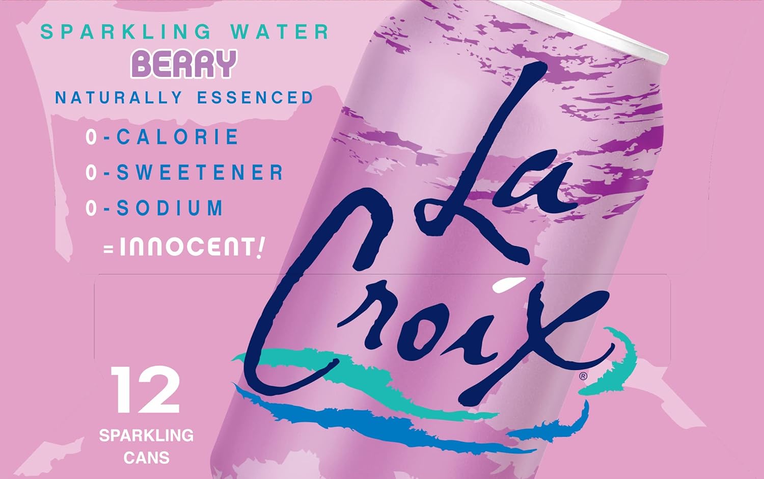 La Croix Sparkling Water, Berry, 12 Fl Oz (pack of 12) view 4