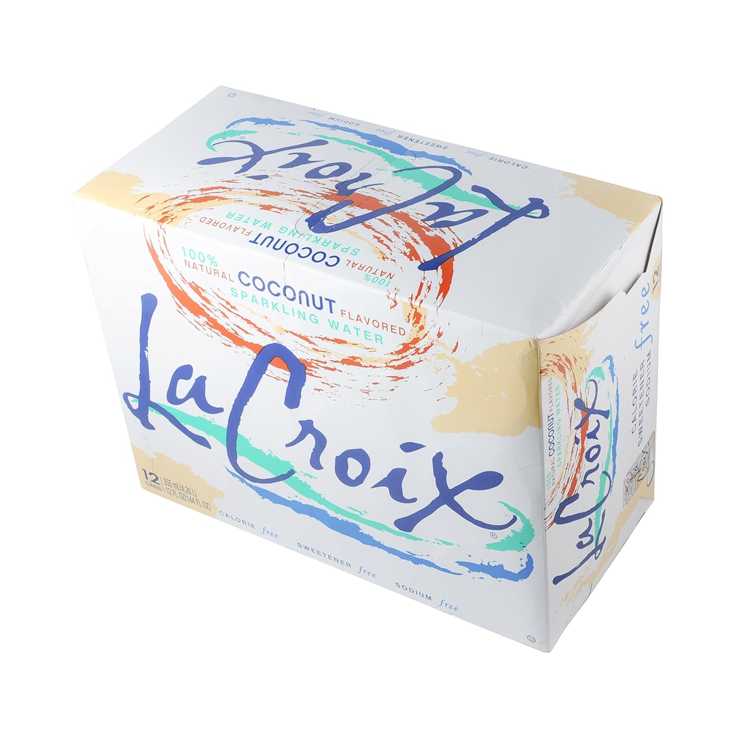 La Croix Sparkling Water, Coconut, 12 oz Can (Pack of 12)