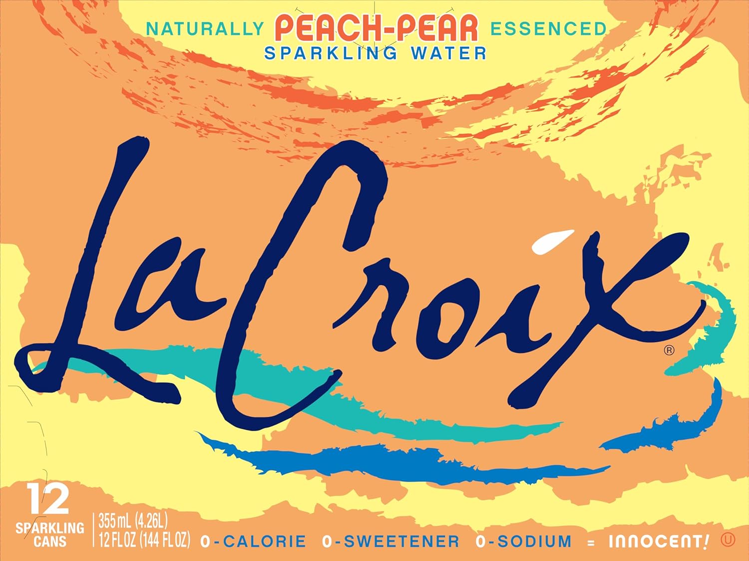 La Croix Sparkling Water, Peach-Pear, 12 Fl Oz (pack of 12) view 3