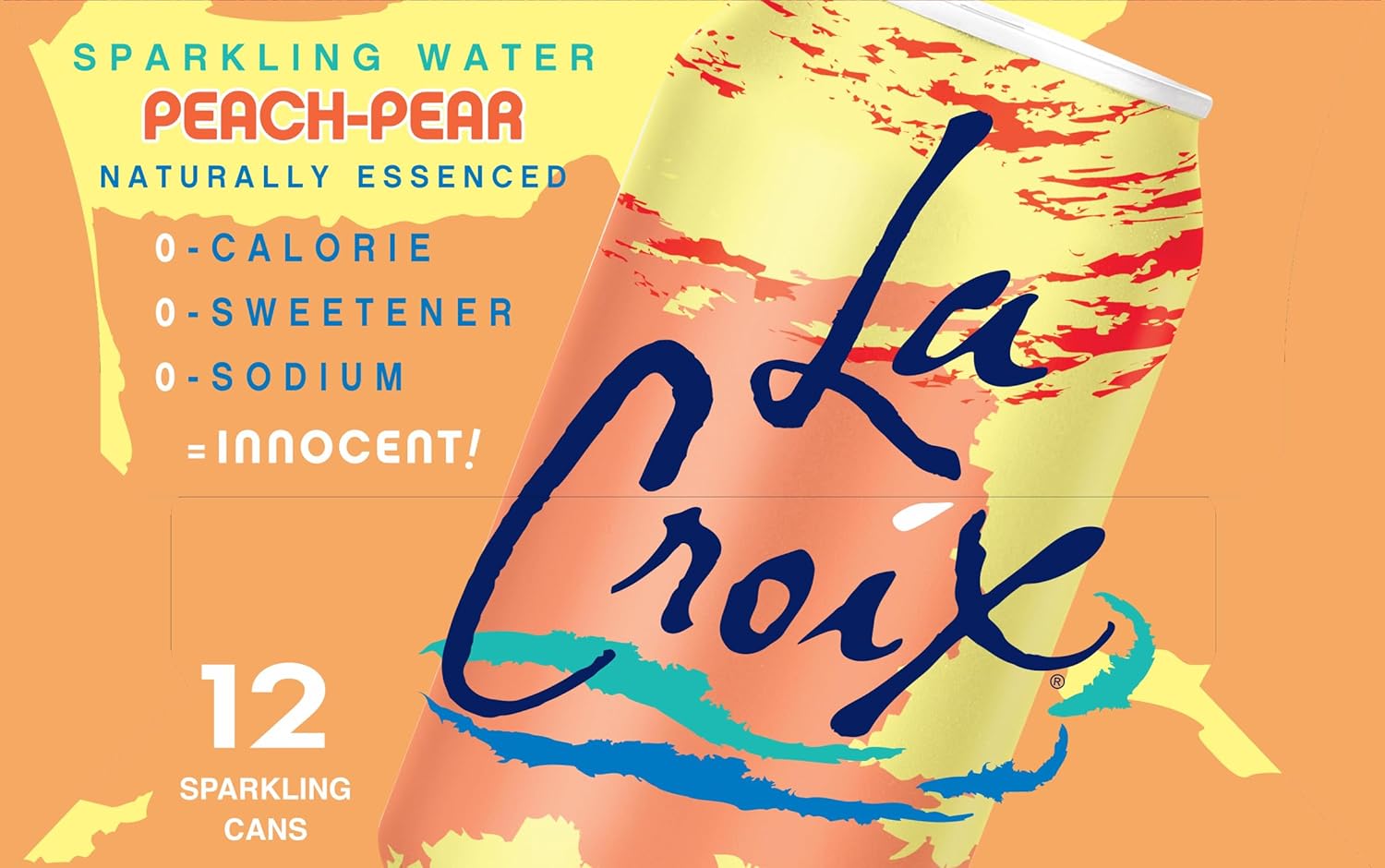 La Croix Sparkling Water, Peach-Pear, 12 Fl Oz (pack of 12) view 4