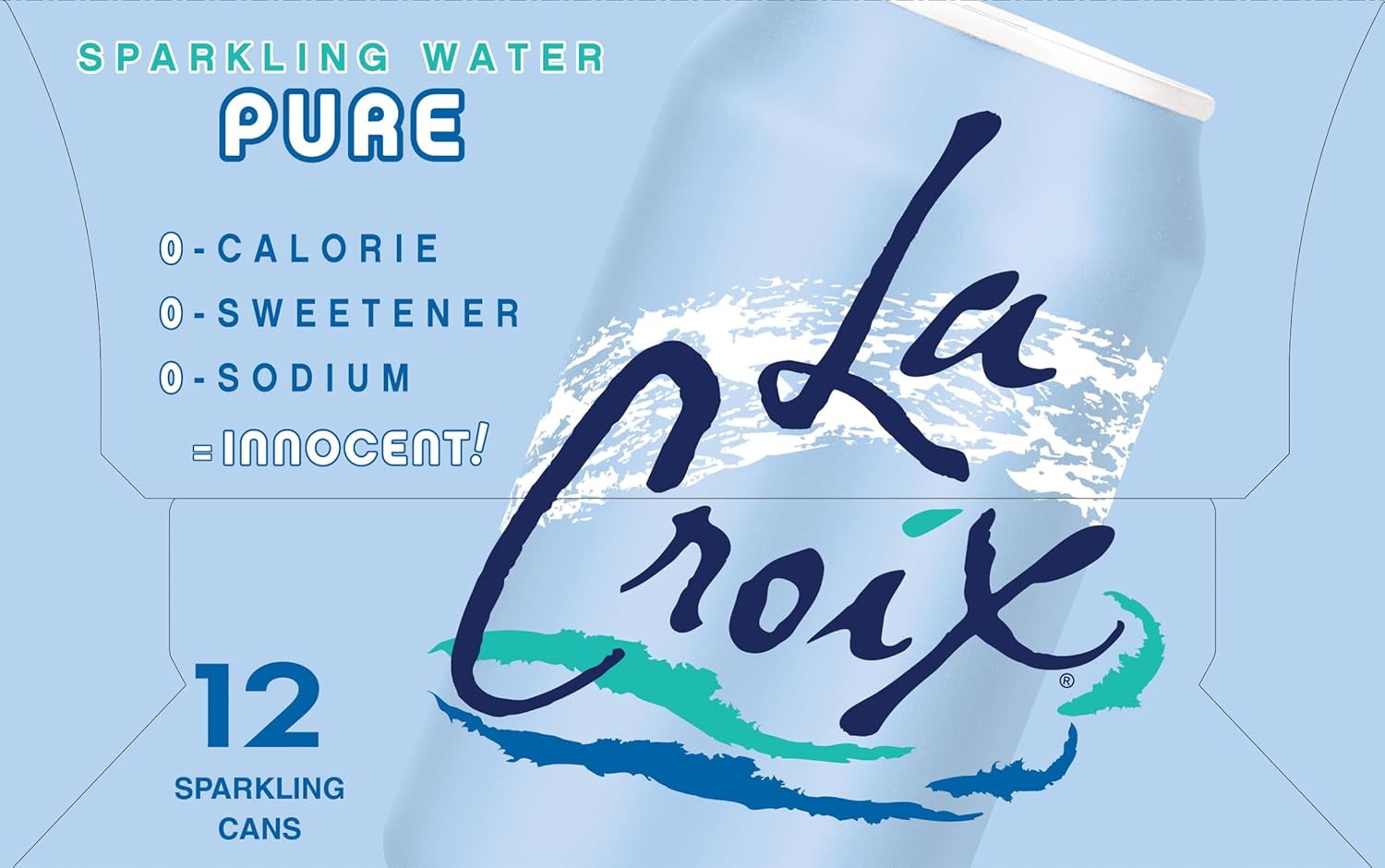 La Croix Sparkling Water, Pure, 12 Fl Oz (pack of 12) view 4