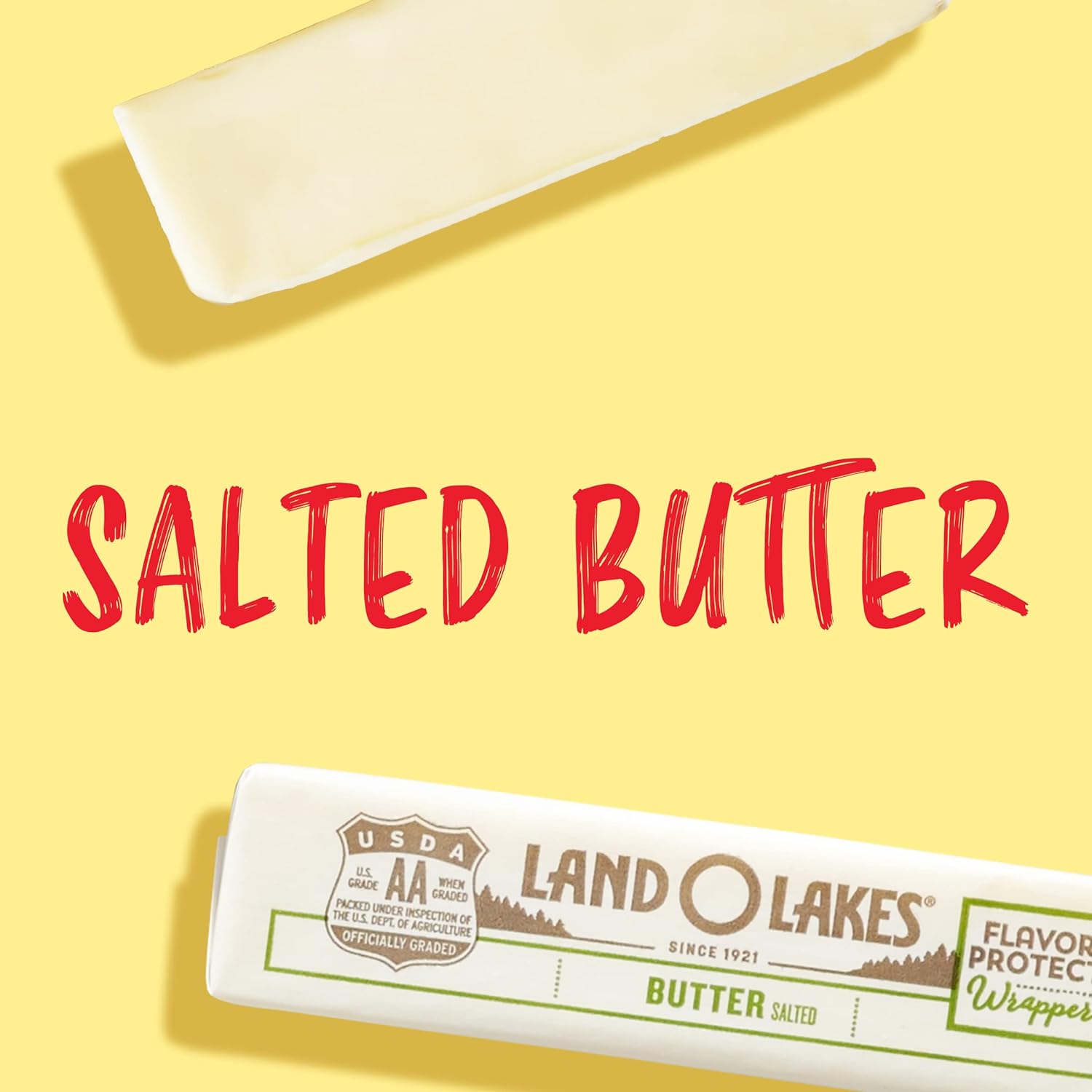 Land O Lakes Salted Butter, Made with Sweet Cream and Salt, 4 sticks, 1 lb pack view 3