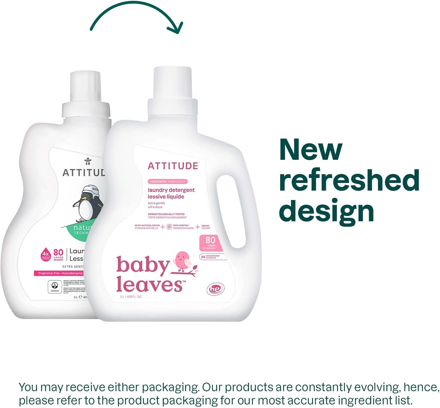 ATTITUDE Baby Laundry Detergent view 2